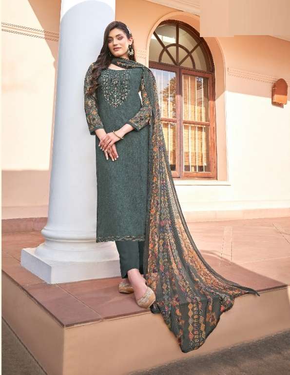 ALOK SUITS PRESENTS AMBER VOL 6 PURE VISCOSE RAYON EMBROIDERY WHOLESALE SALWAR KAMEEZ